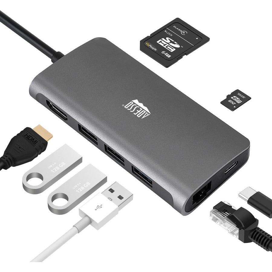 Adesso 8-in-1 USB-C Multi-Port Docking Station (TAA Compliant) Adesso 8-in-1 USB-C Multi-Port Docking Station (TAA Compliant)